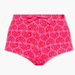hot pink heart rib sleep short by savage x fenty